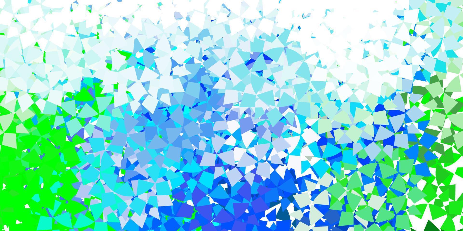 Light blue vector background with polygonal style.