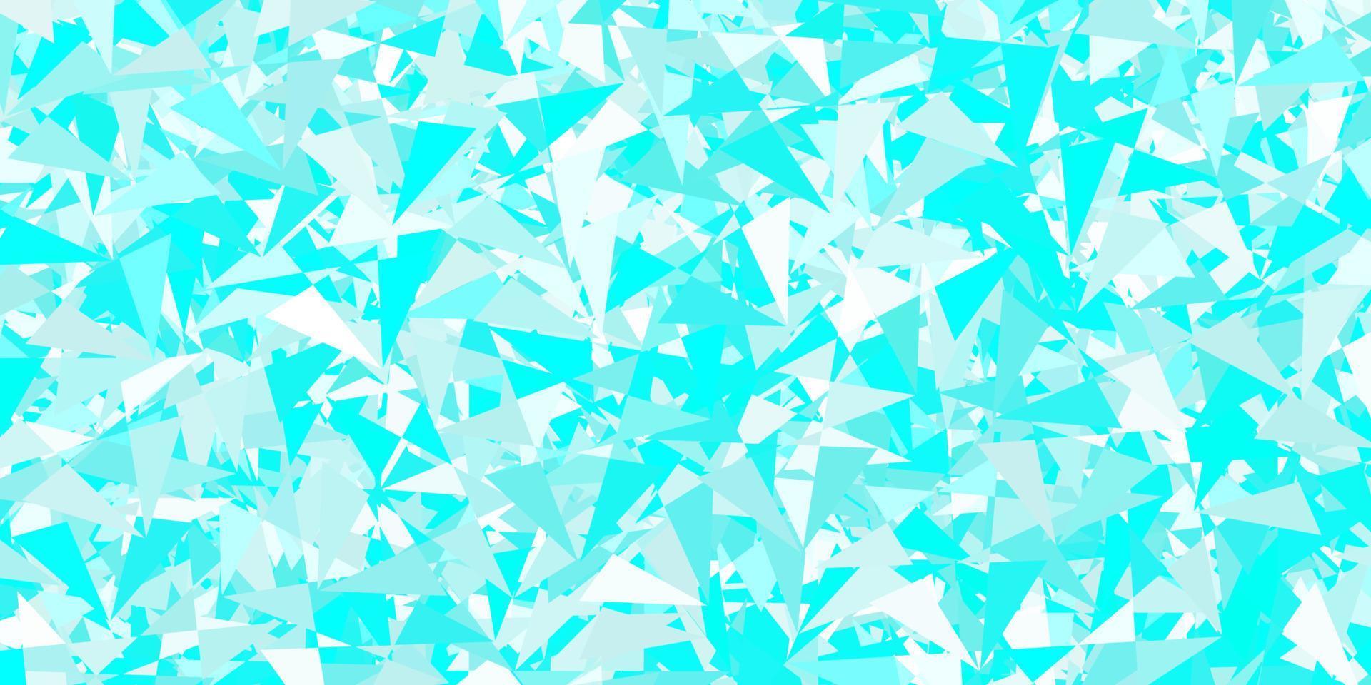 Light green vector background with polygonal forms.