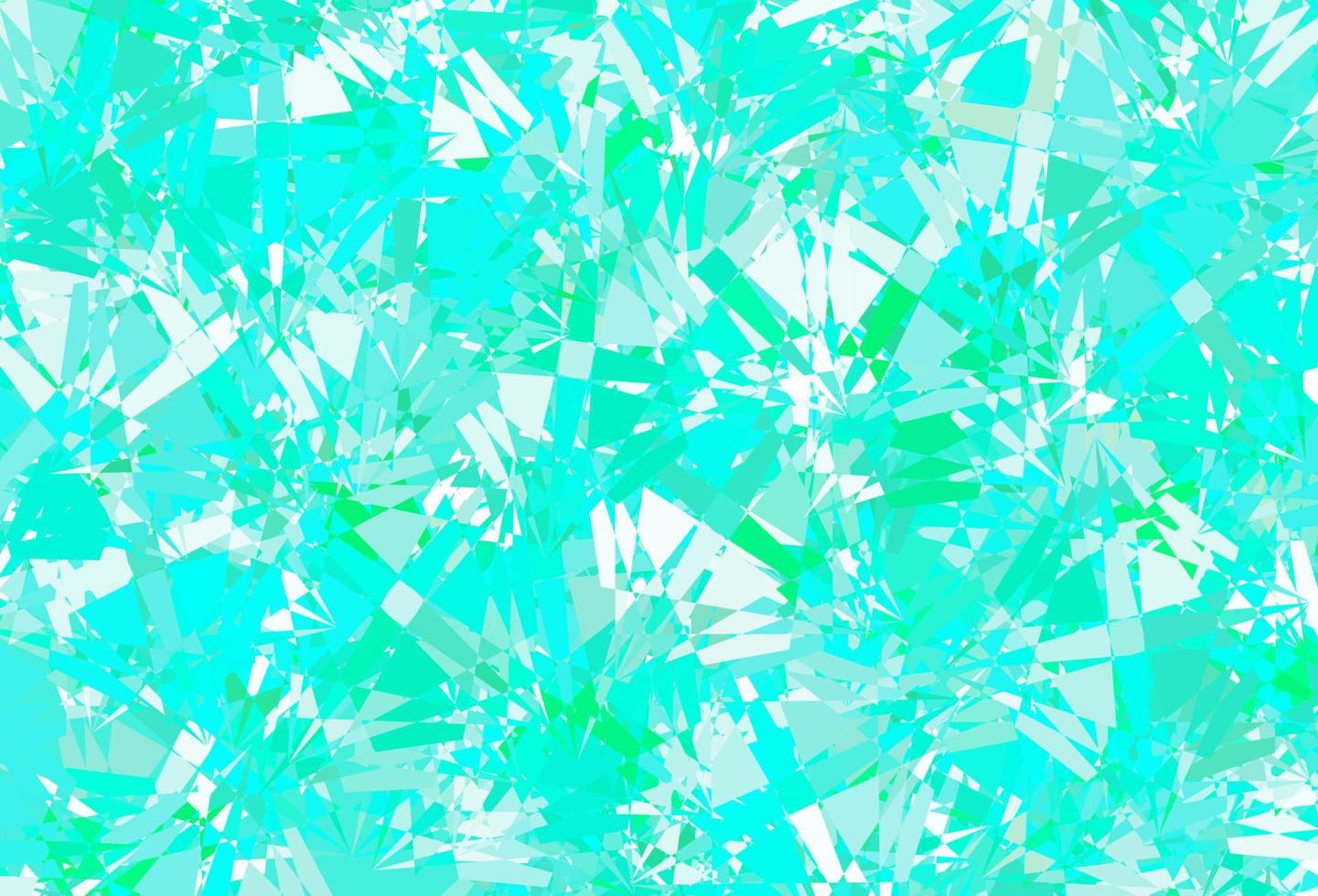 Light Green vector background with triangles.