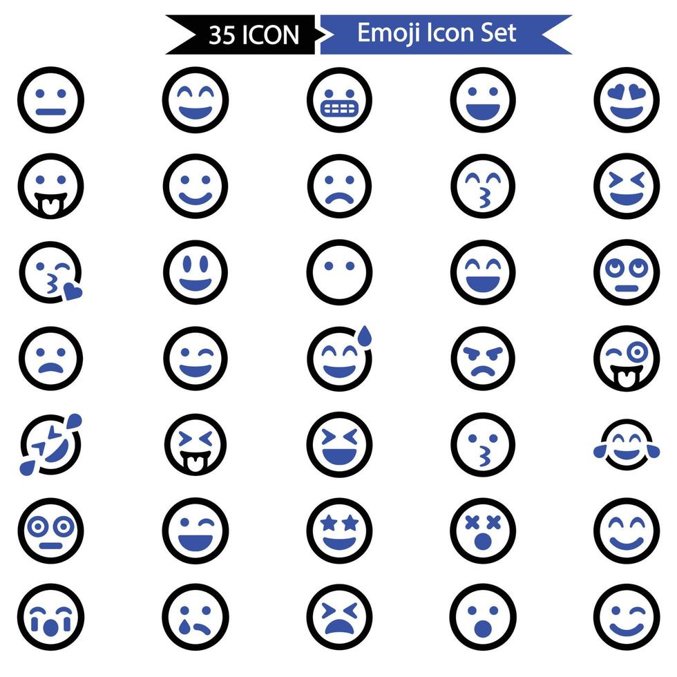 Emoji Icon Set vector