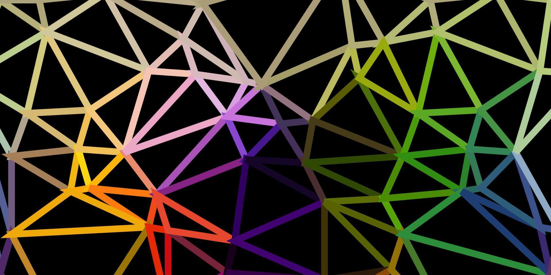 Light multicolor vector abstract triangle template.