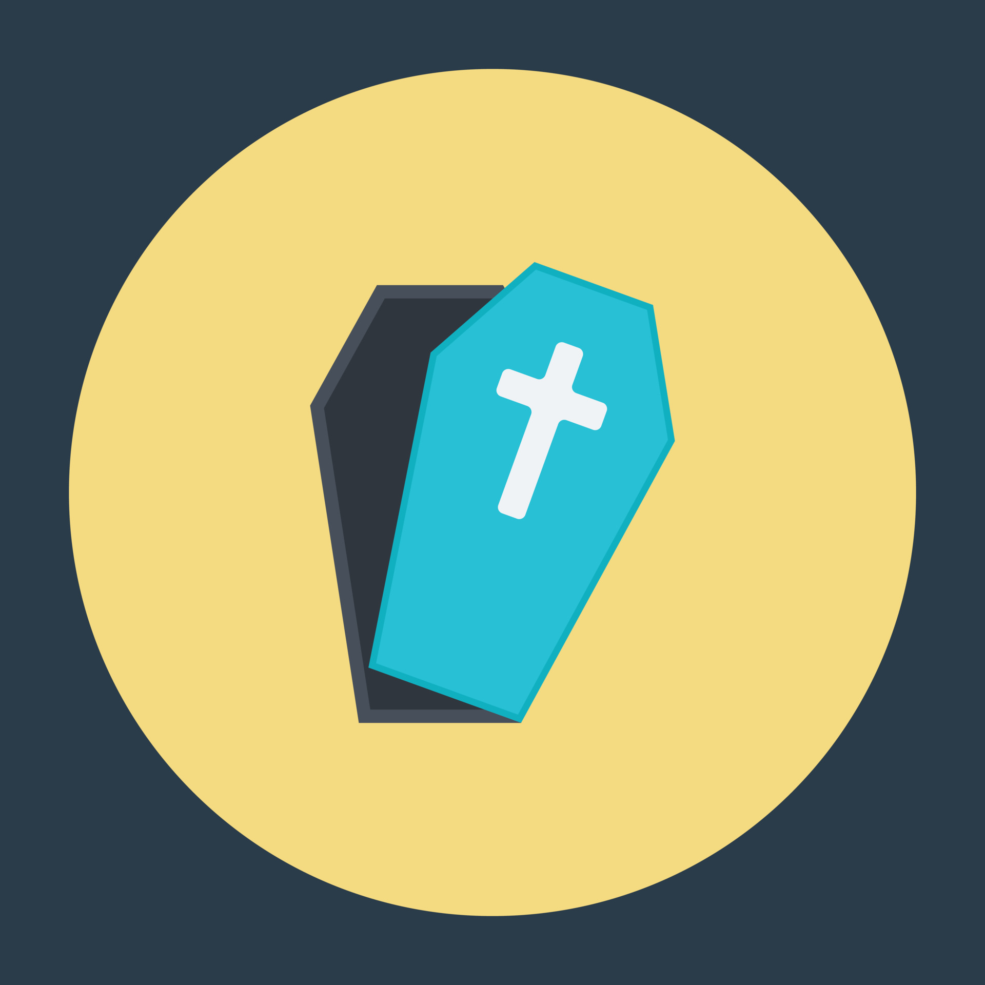 Trendy Coffin Concepts 6423695 Vector Art at Vecteezy