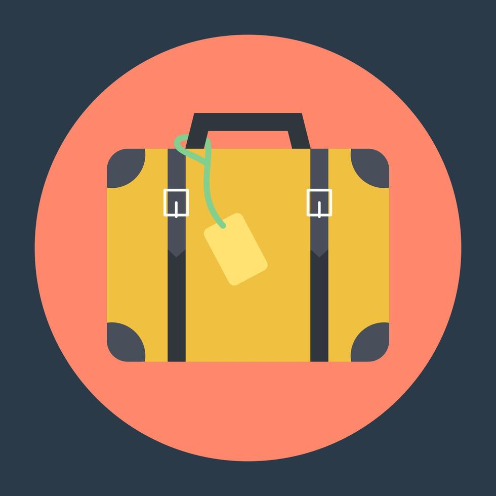 Trendy Suitcase Concepts vector