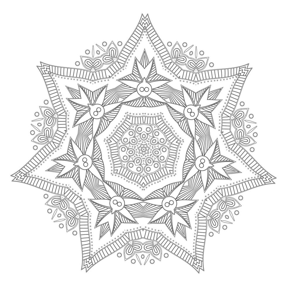 beautiful mandala vector for design