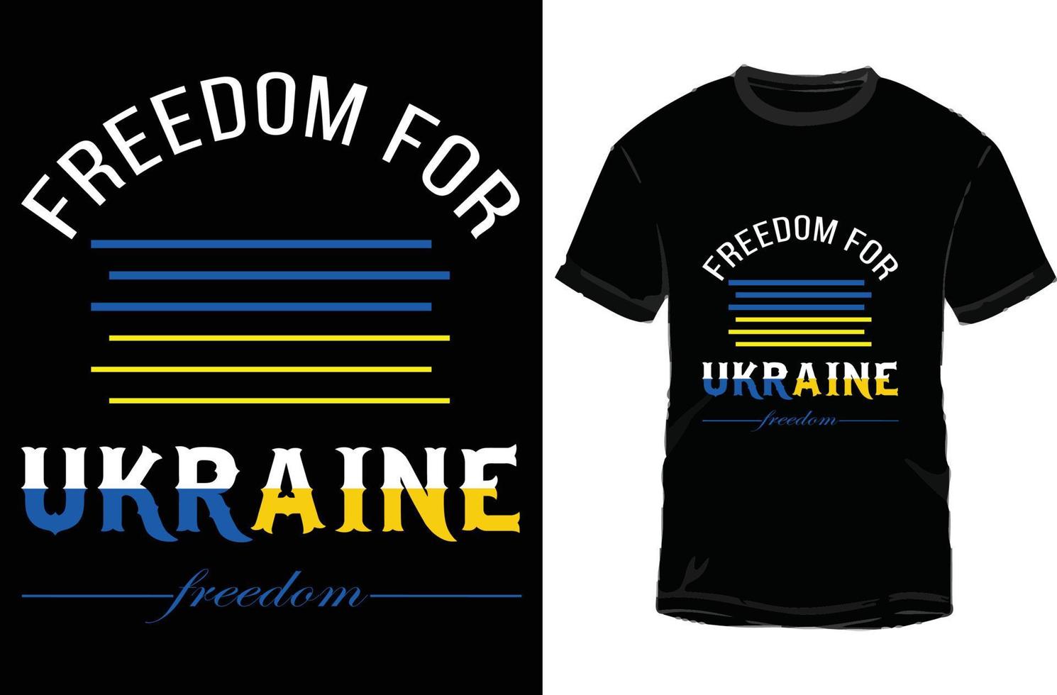 Freedom for Ukraine vector