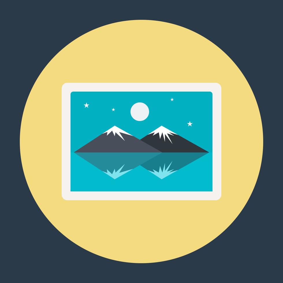 Trendy Landscape Concepts vector
