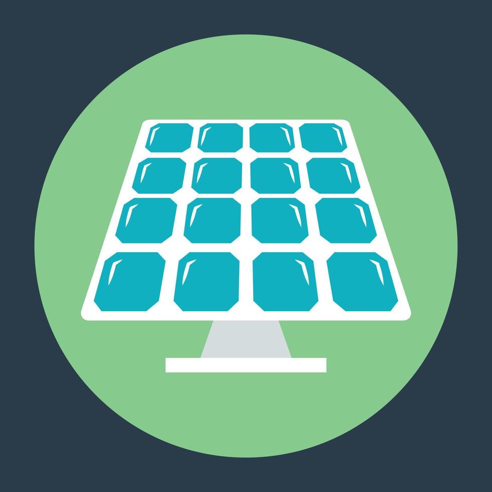 Solar Panel Concepts vector