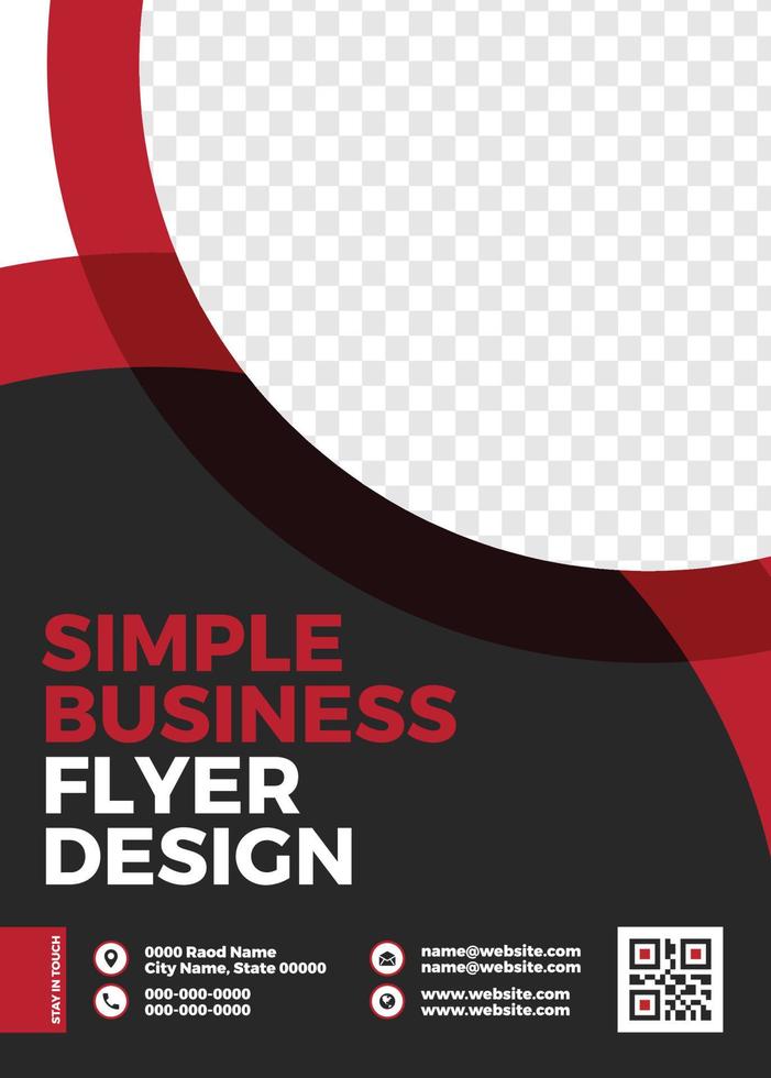 Modern Corporate Business Flyer vector