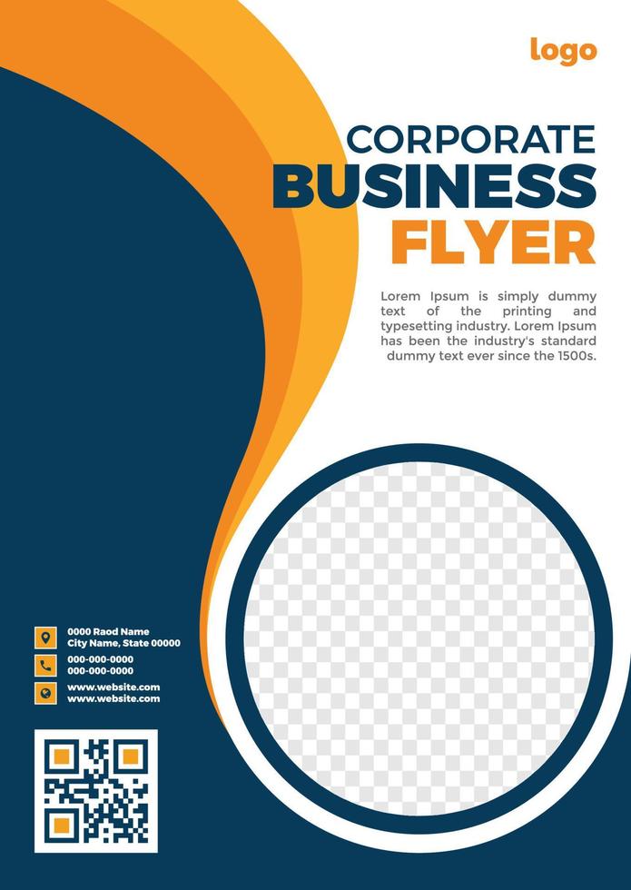 Modern Corporate Business Flyer vector