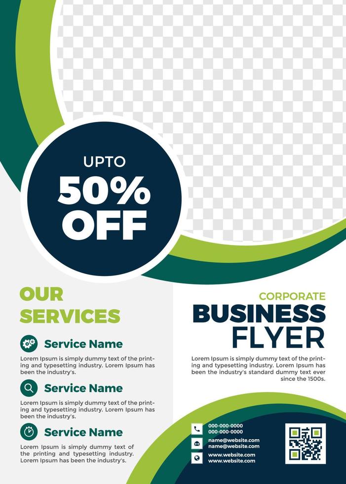 Modern Corporate Business Flyer vector