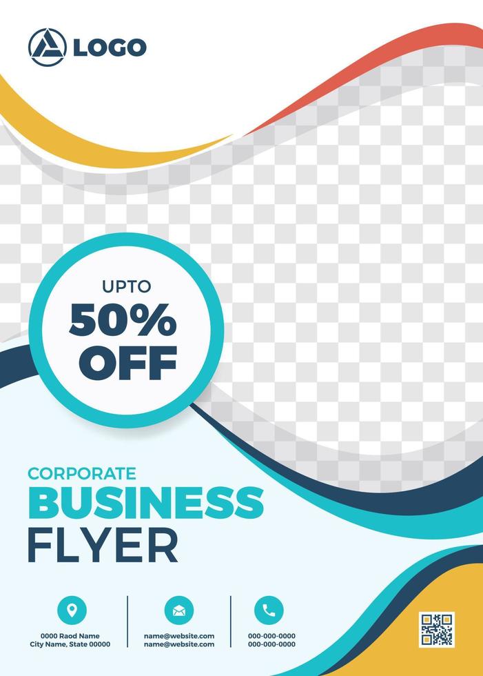 Modern Corporate Business Flyer vector