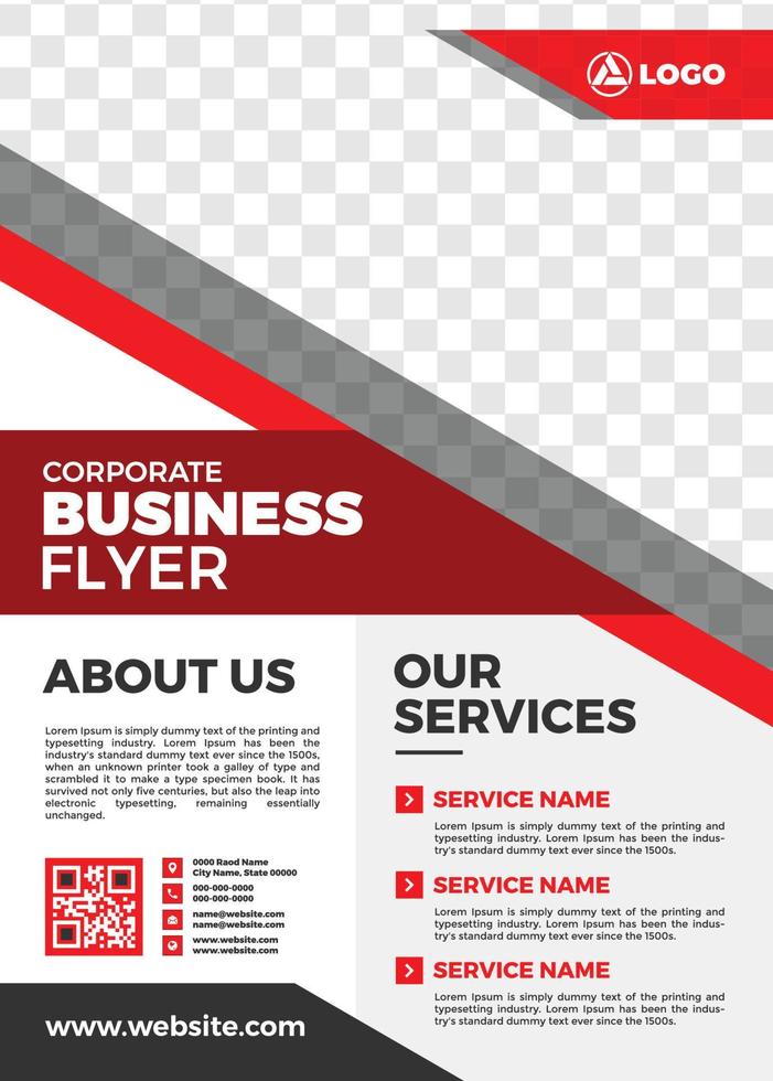 Modern Corporate Business Flyer vector