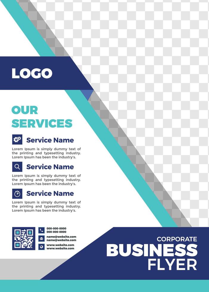 Modern Corporate Business Flyer vector