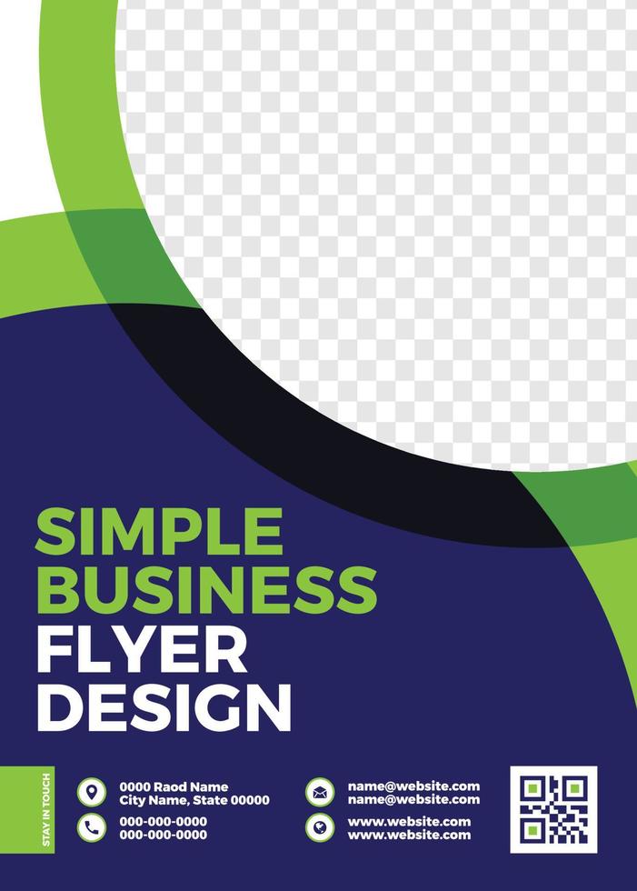 Modern Corporate Business Flyer vector