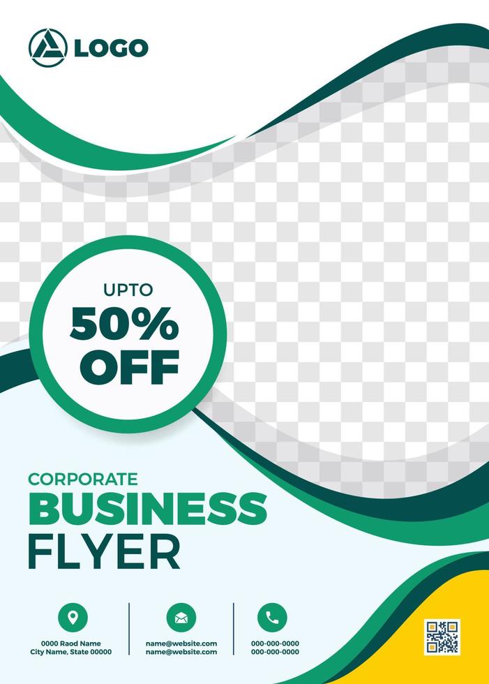 Modern Corporate Business Flyer vector