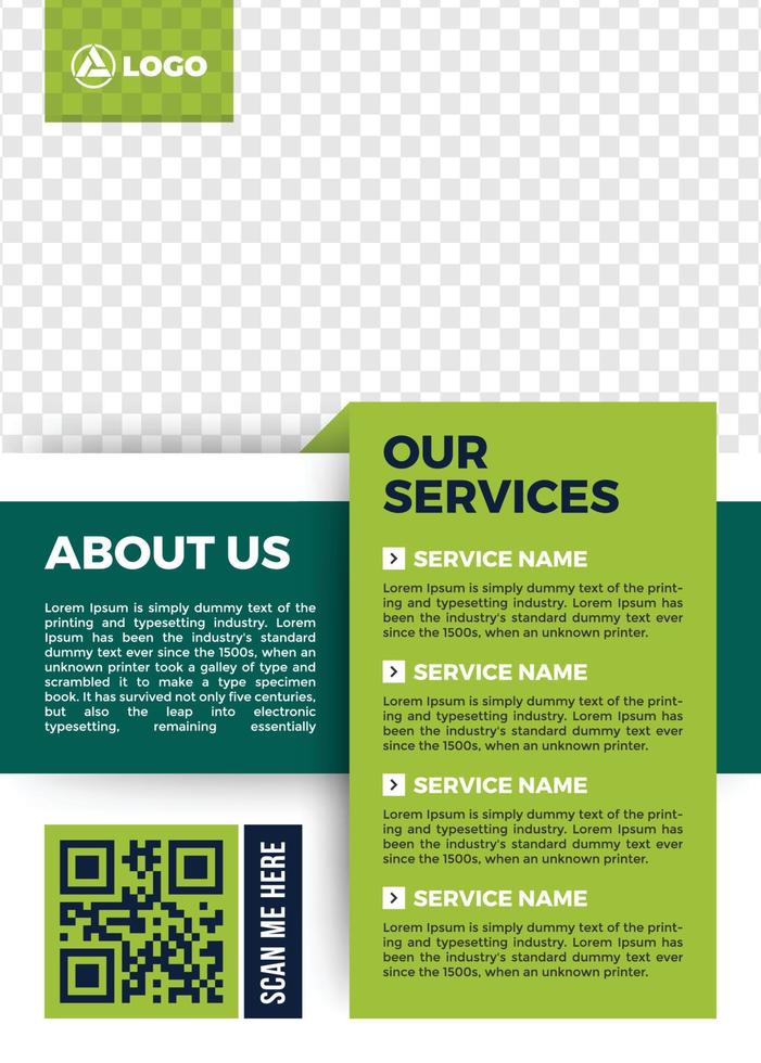 Modern Corporate Business Flyer vector