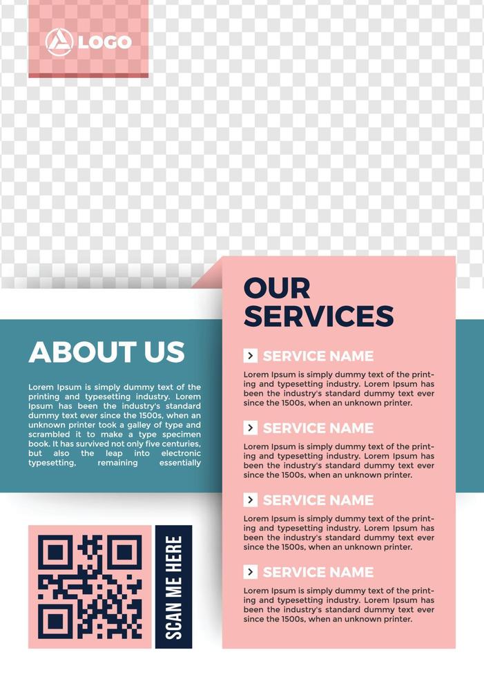 Modern Corporate Business Flyer vector