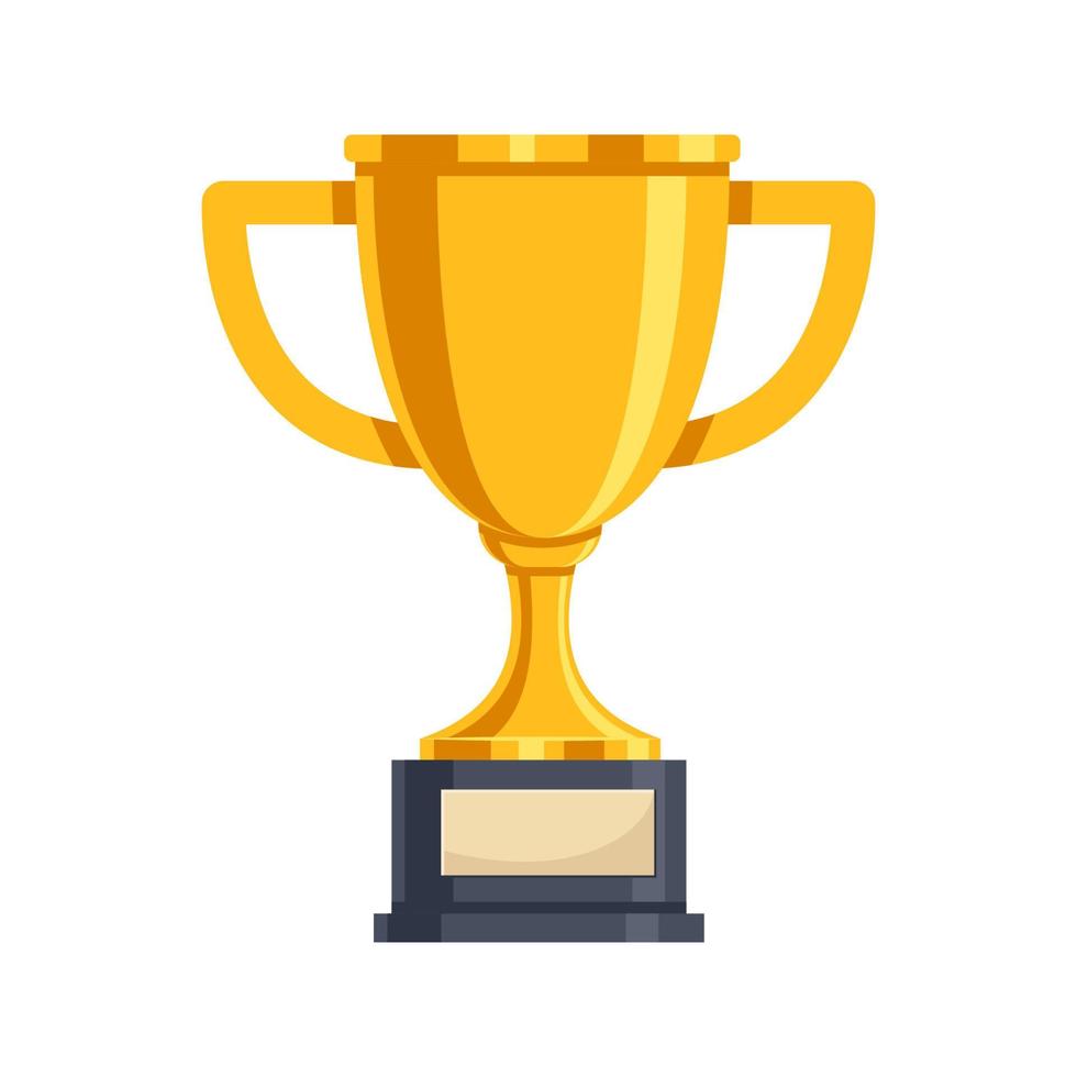 Trophy championship winner Royalty Free Vector Image