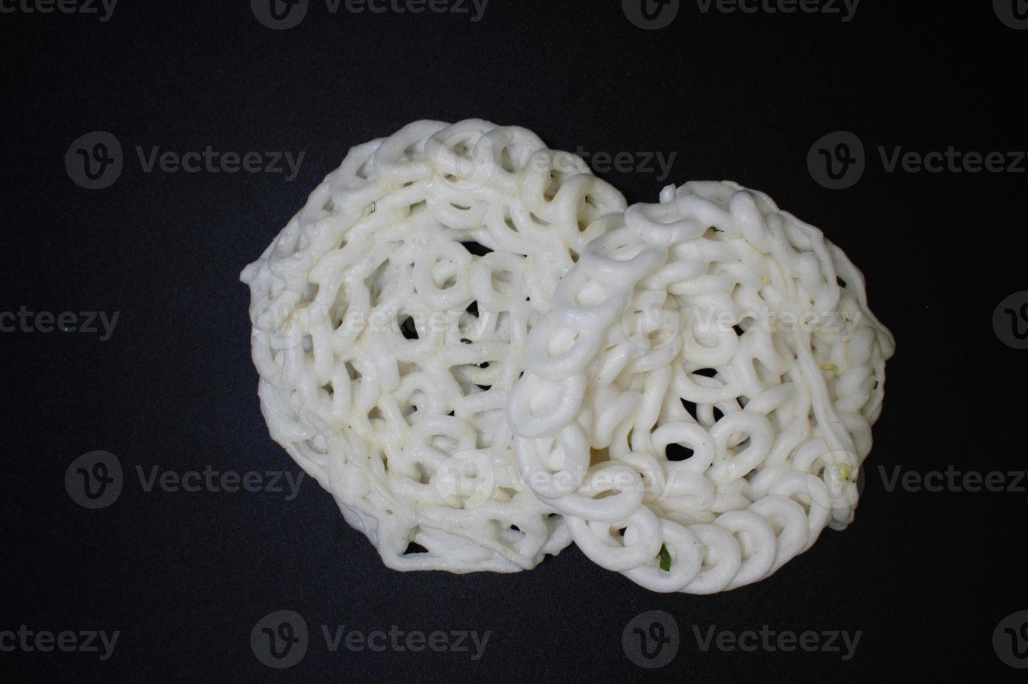 Kerupuk Crackers are a type of snack native to Indonesia which are generally made from tapioca flour dough photo