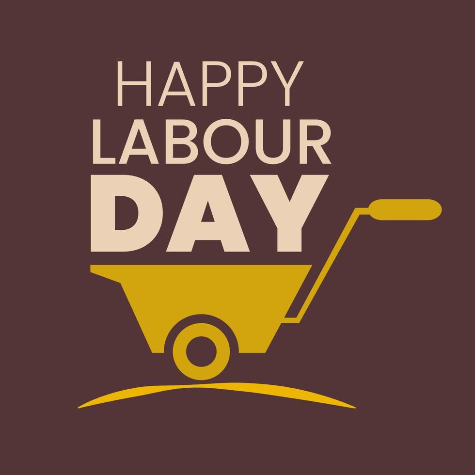 Happy Labour Day background vector