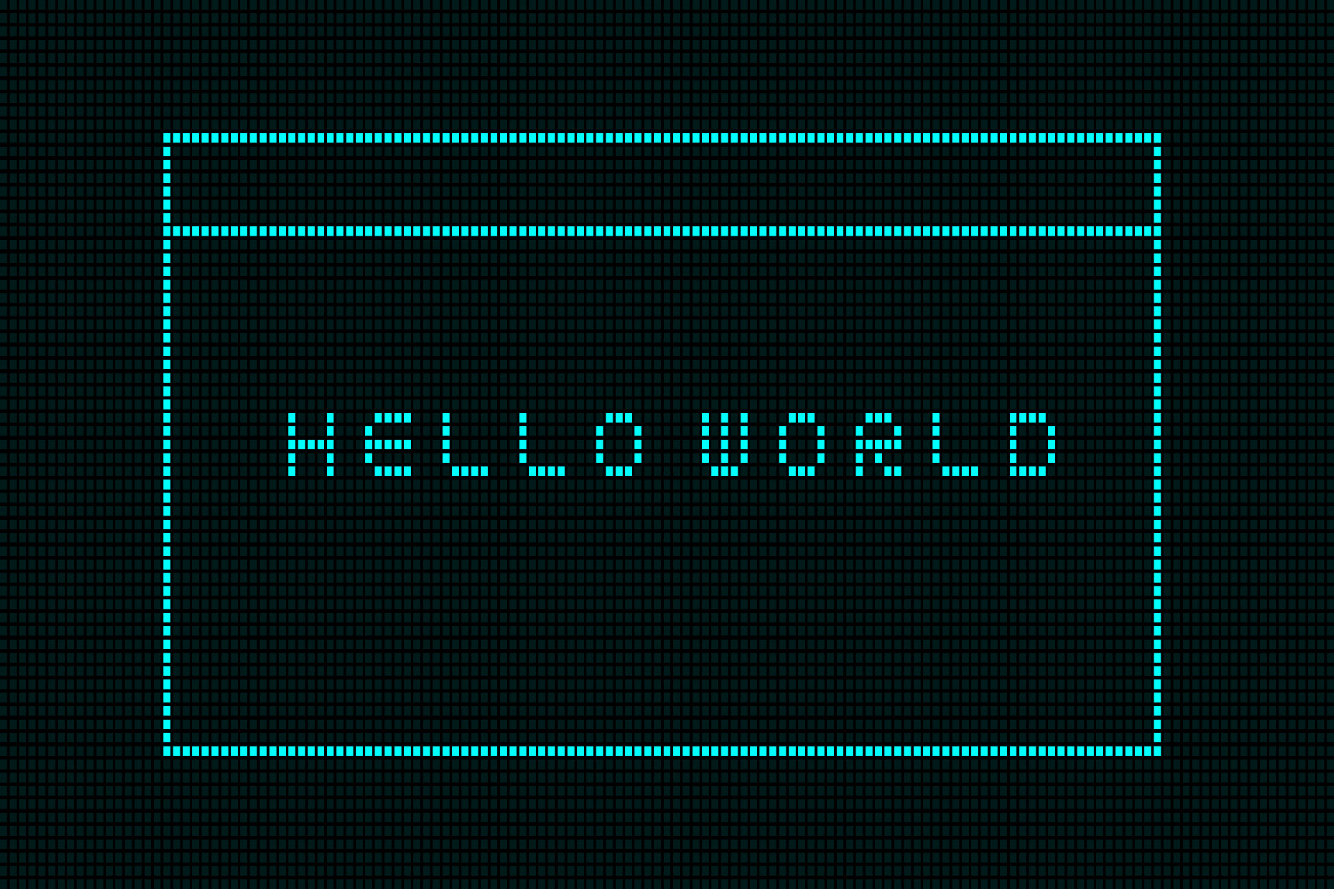 Hello World is a simple word for programmer's first programming. 