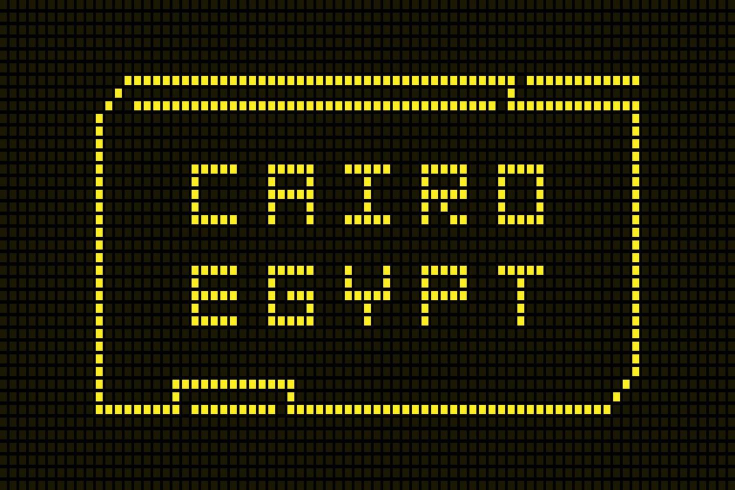 Cairo, Egypt, city names in a modern frame hud technology digital. vector