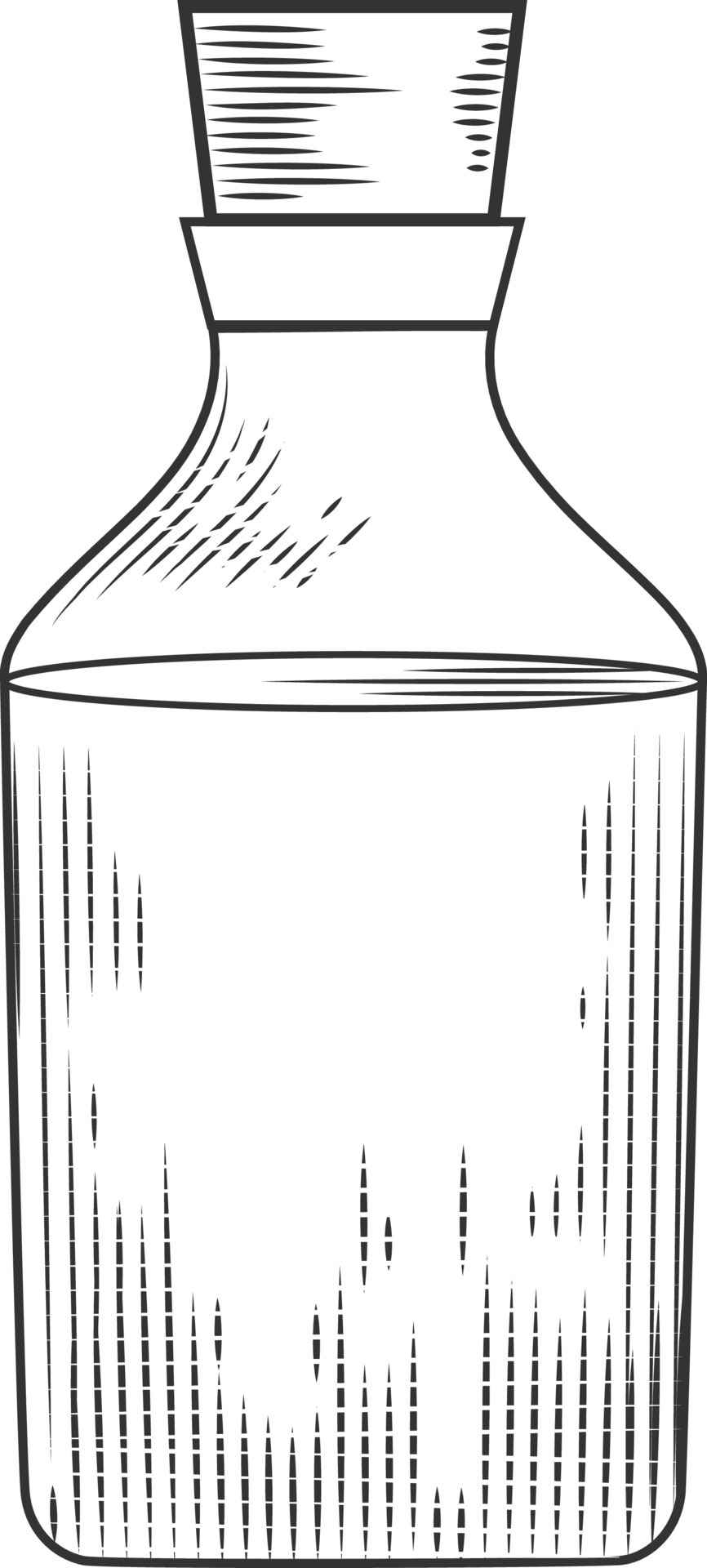 Reagent Bottle Drawing