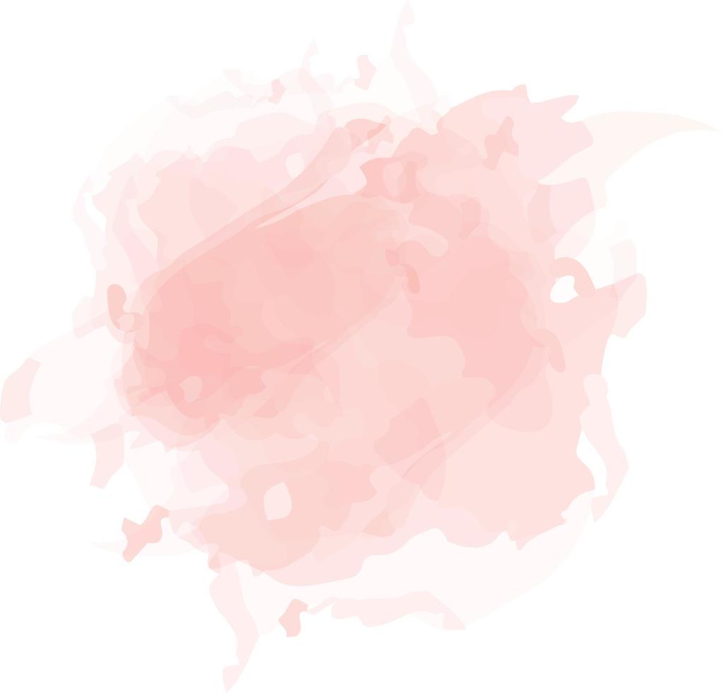 fondo de acuarela rosa o albaricoque abstracto vector