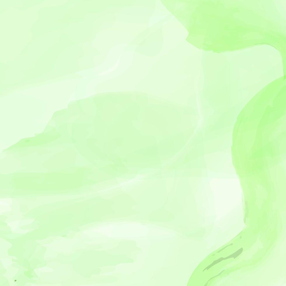 Abstract green watercolor background vector