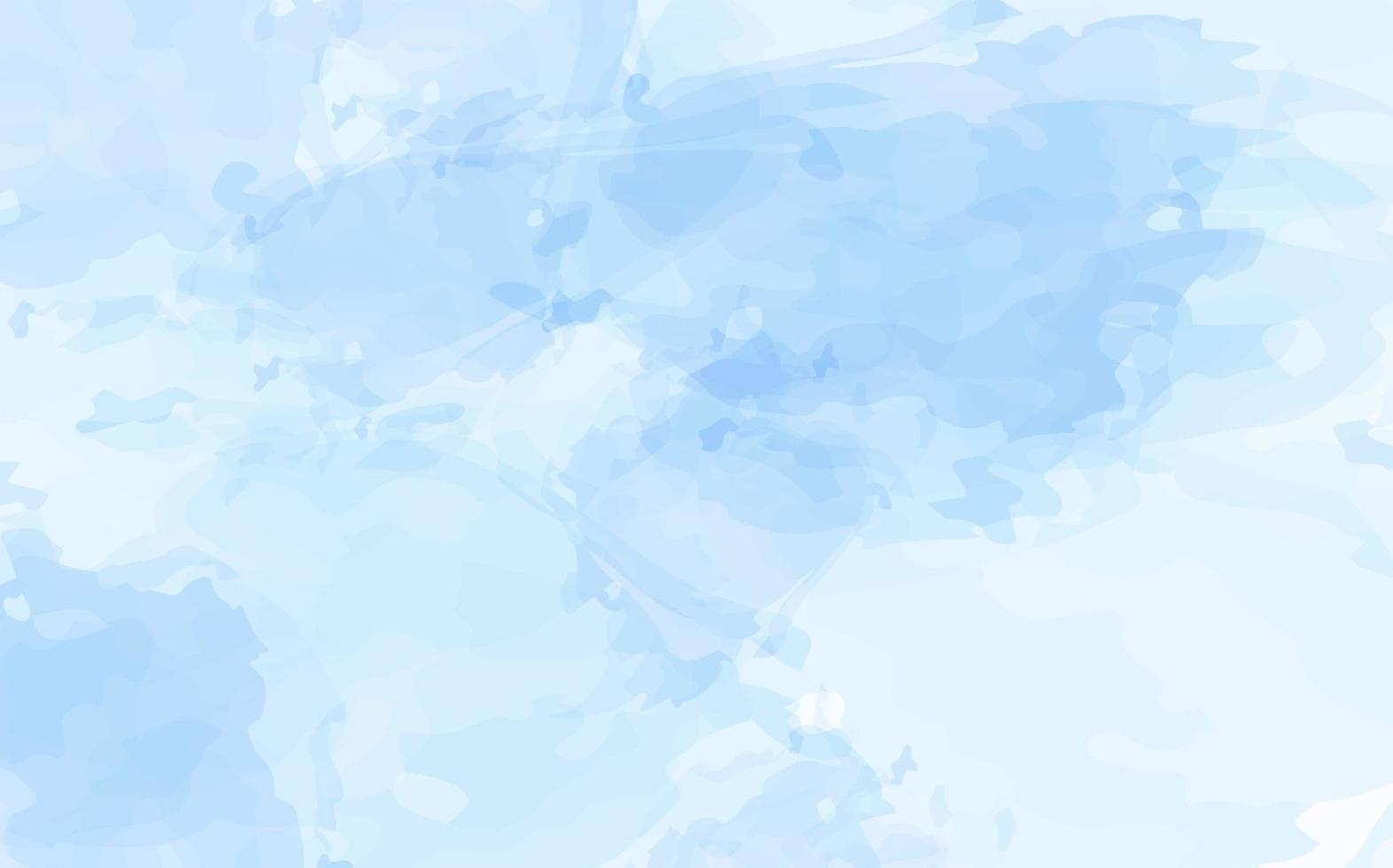 Hand painted watercolor sky and clouds, abstract  watercolor background  with golden texture. .Blue  fluid  painting .Spring wedding invitation. vector