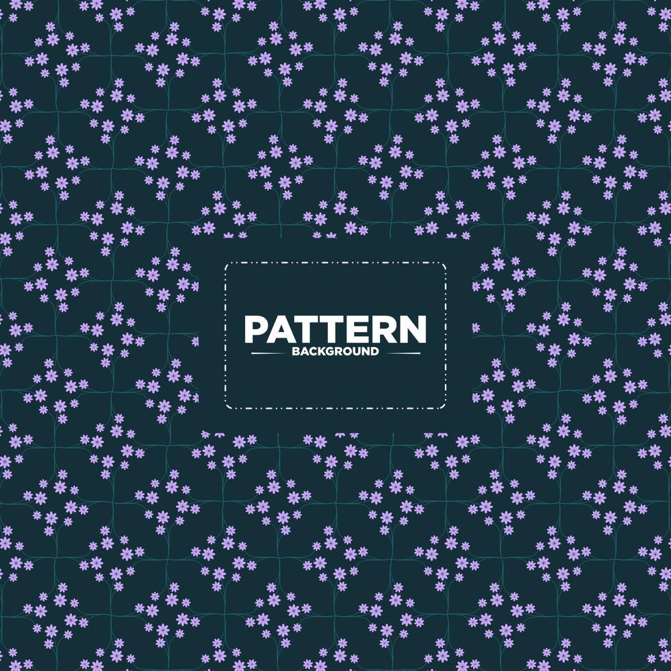 Color floral elements geometric pattern background vector graphics design.