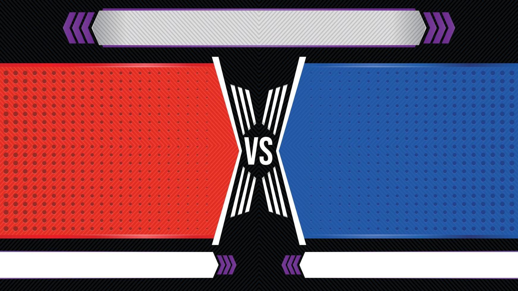 Versus battle background vector