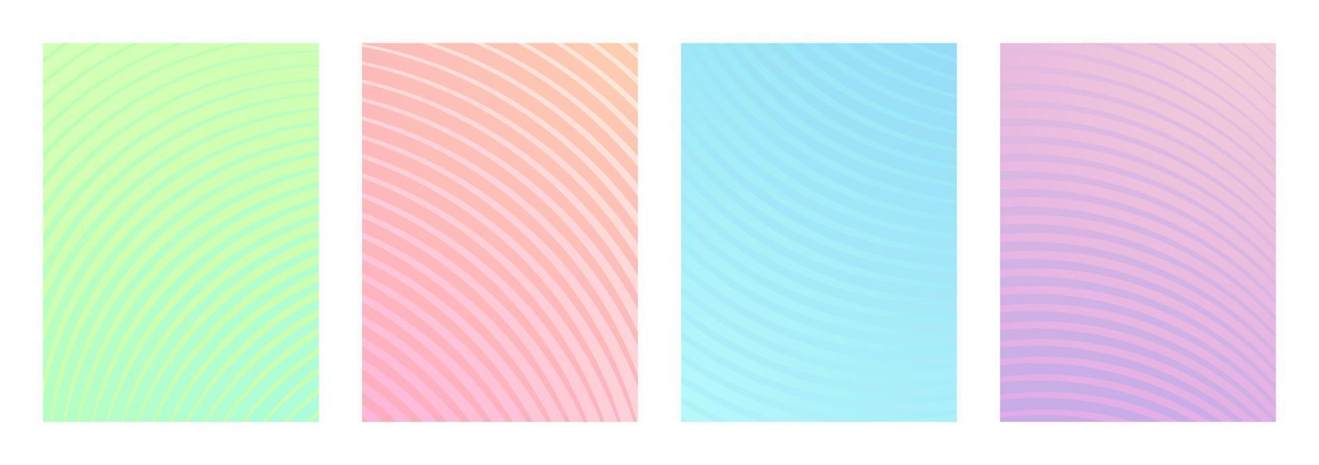 Curves Background Design Collection vector