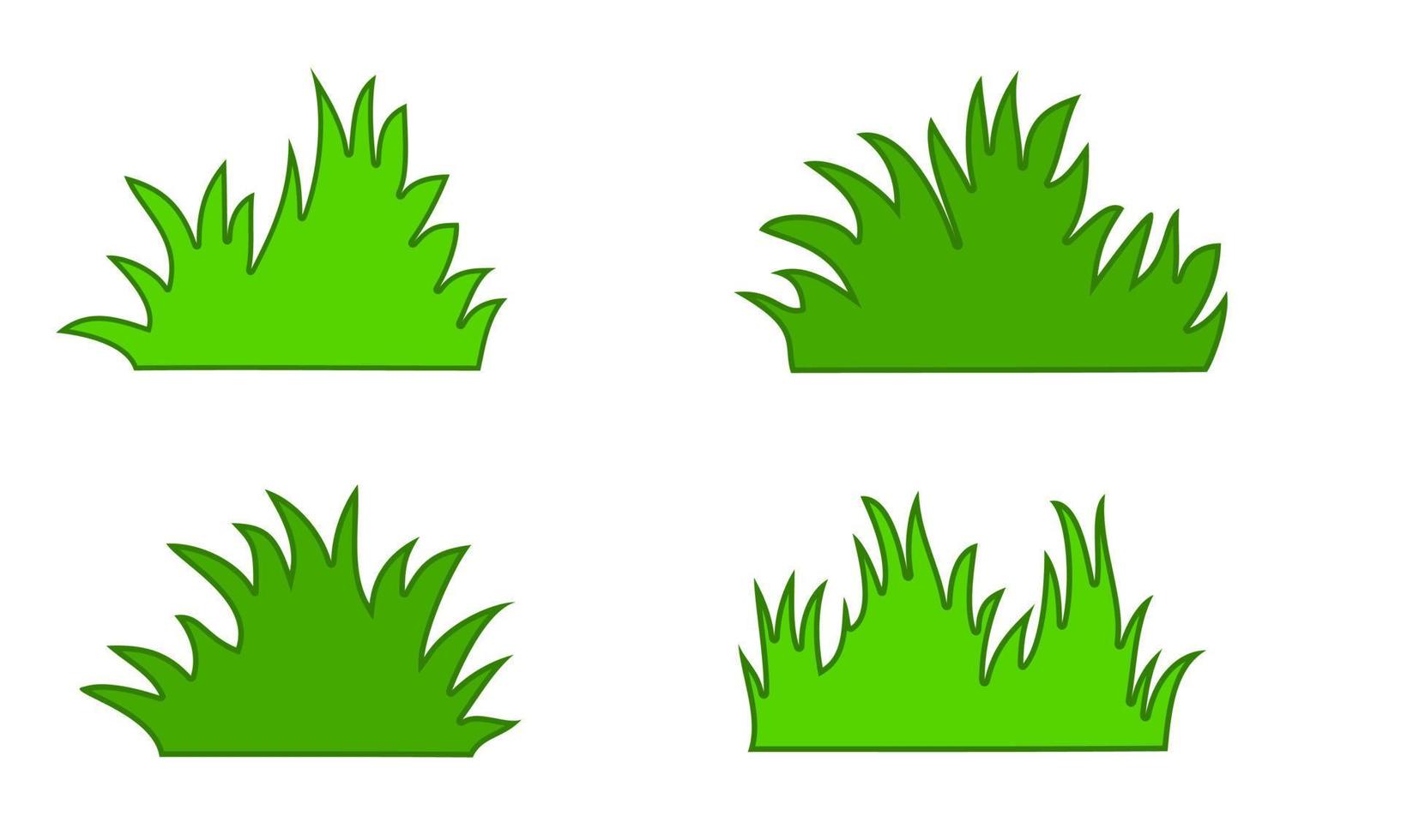 green bush vector