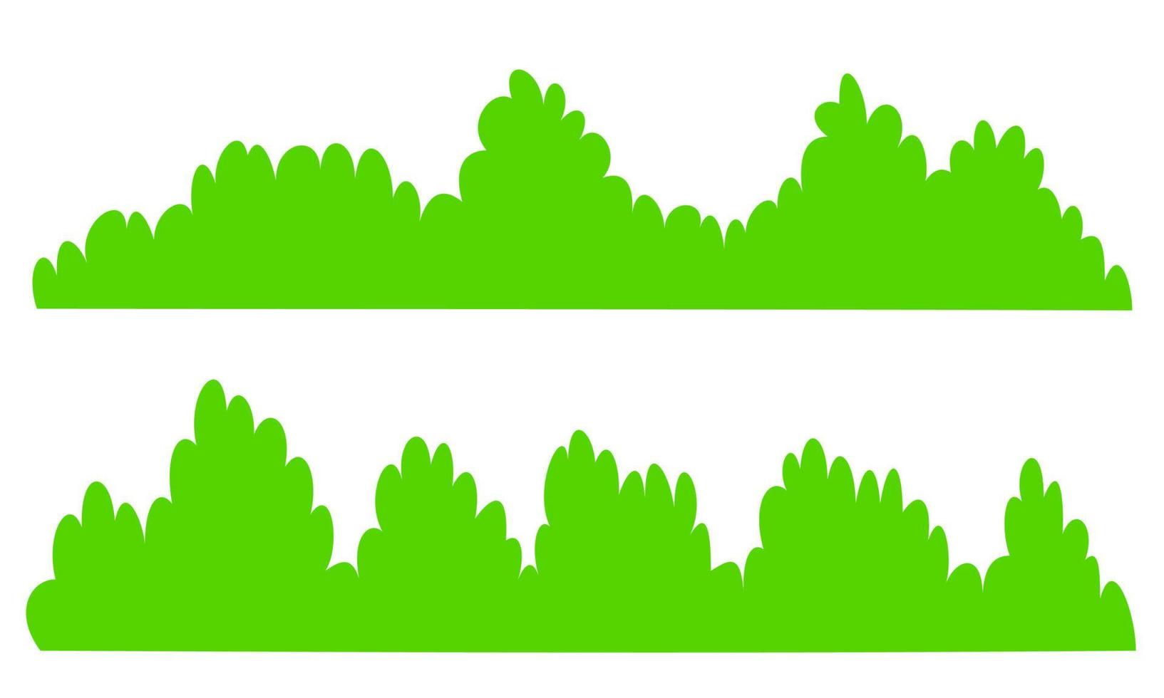 bush silhouette background illustration vector