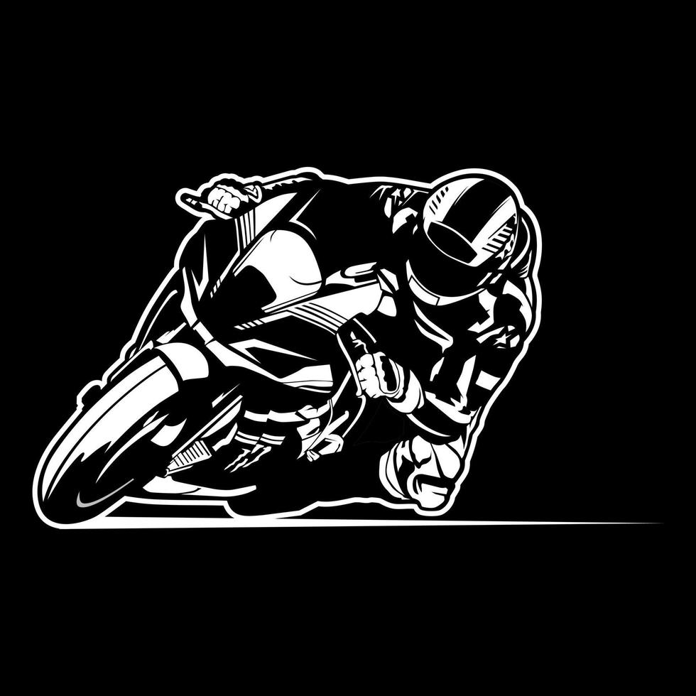 vector de icono de logotipo de diseño de concepto de superbike