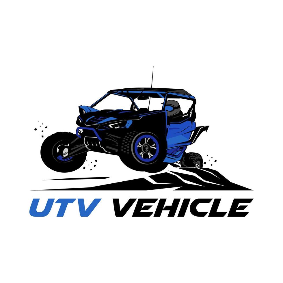 utv logo design icon vector