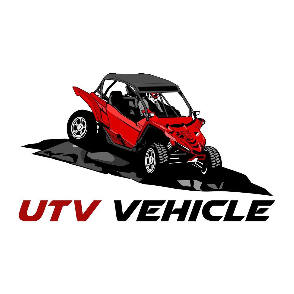 utv logo design icon vector