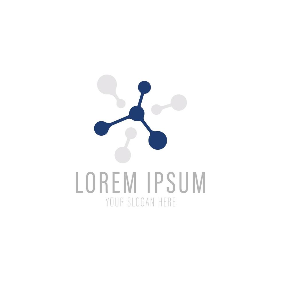 Vector logo template. High technology. Nano technology.