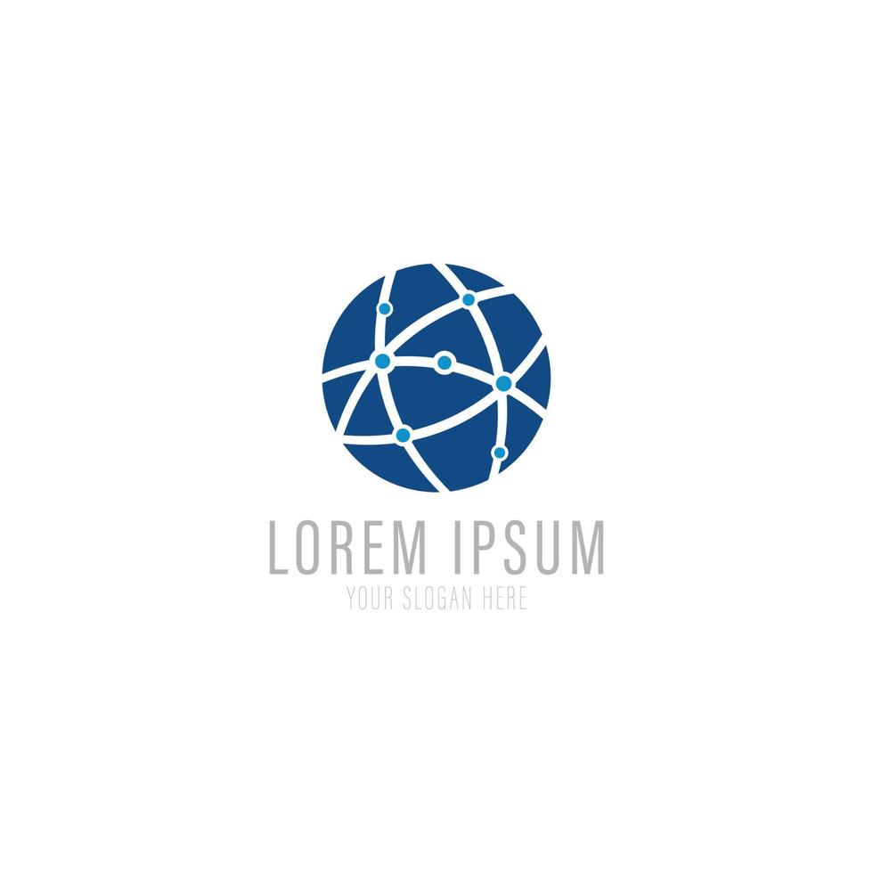 Vector logo template. High technology. Nano technology.
