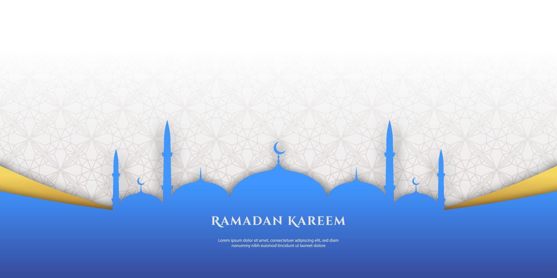 ramadan kareem background vector