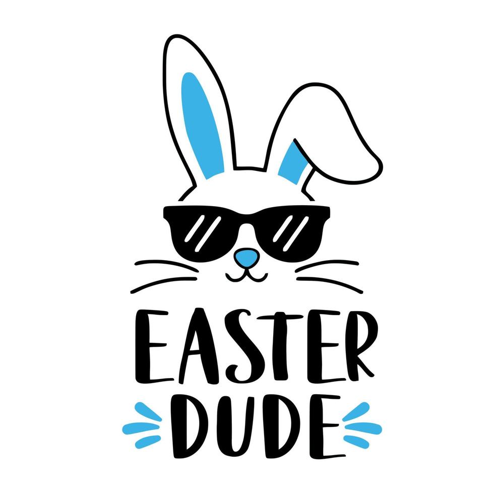 Easter Dude Easter day vector