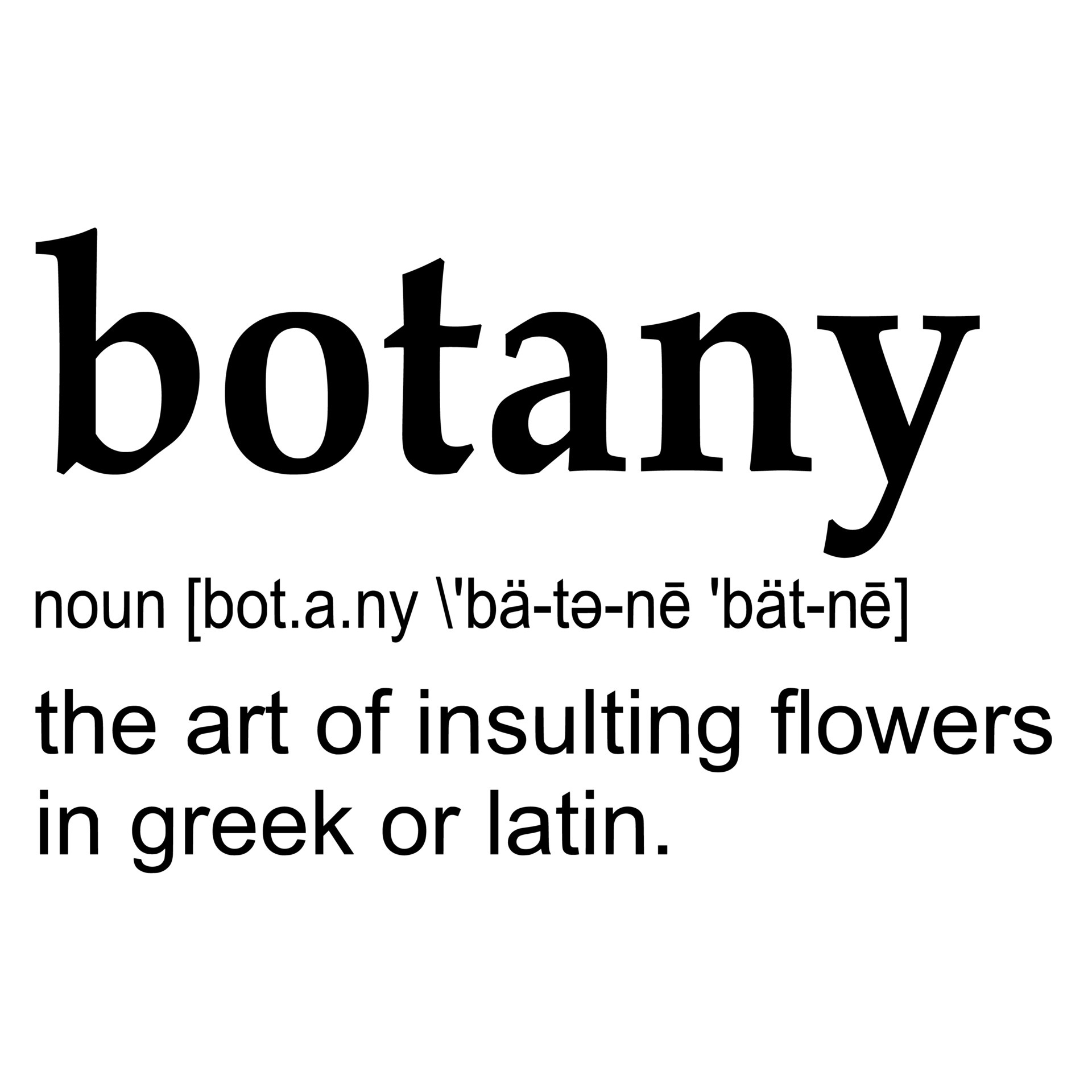 Botany Definitions noun 6428337 Vector Art at Vecteezy