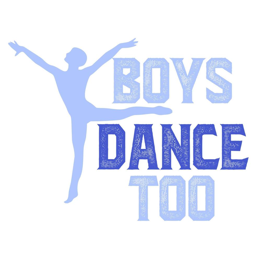 Boys Dance Too vector