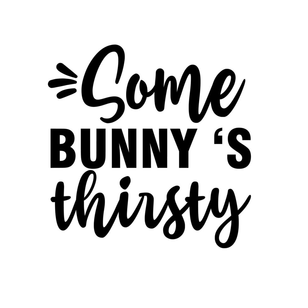some bunny thirsty vector