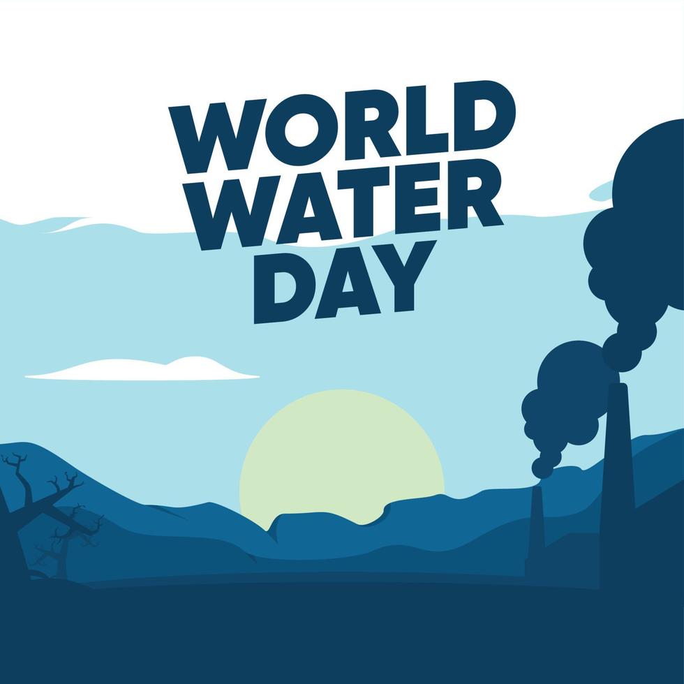 World Water Day vector