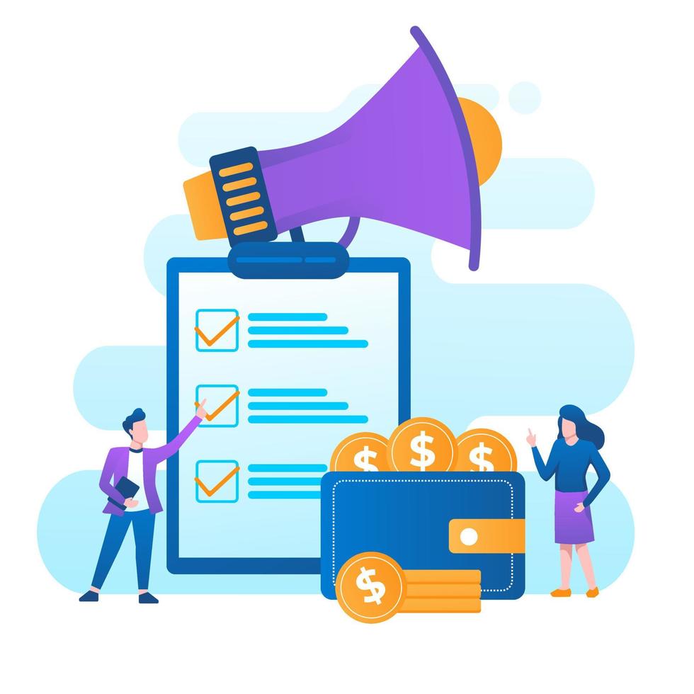 Illustration vector graphic of Marketing Strategy for web, mobile apps, banner. Easy to edit and customize