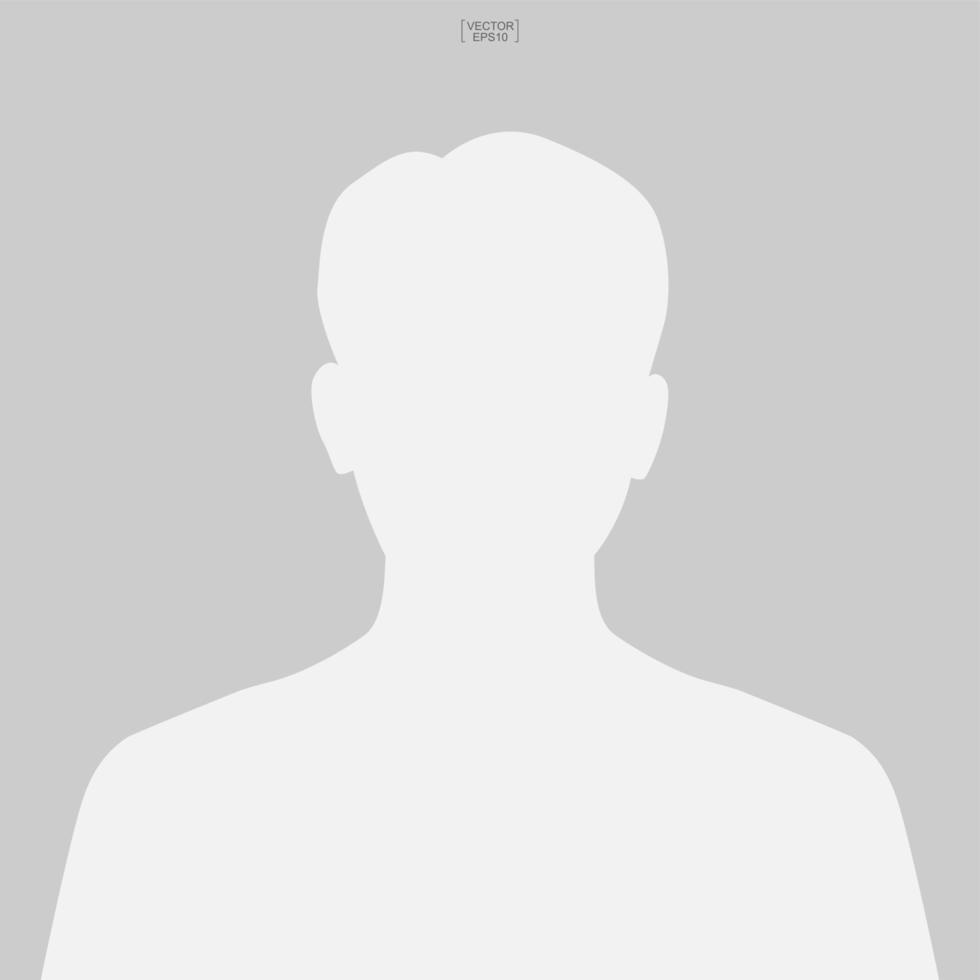 Picture Profile Icon Human Or People Sign And Symbol For Template Design Vector Vector Art At Vecteezy