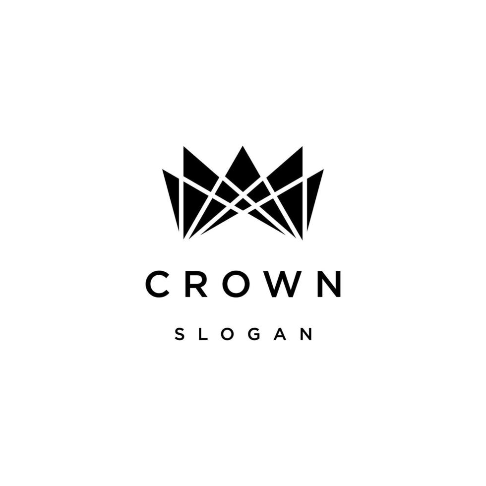 Crown logo icon design template vector