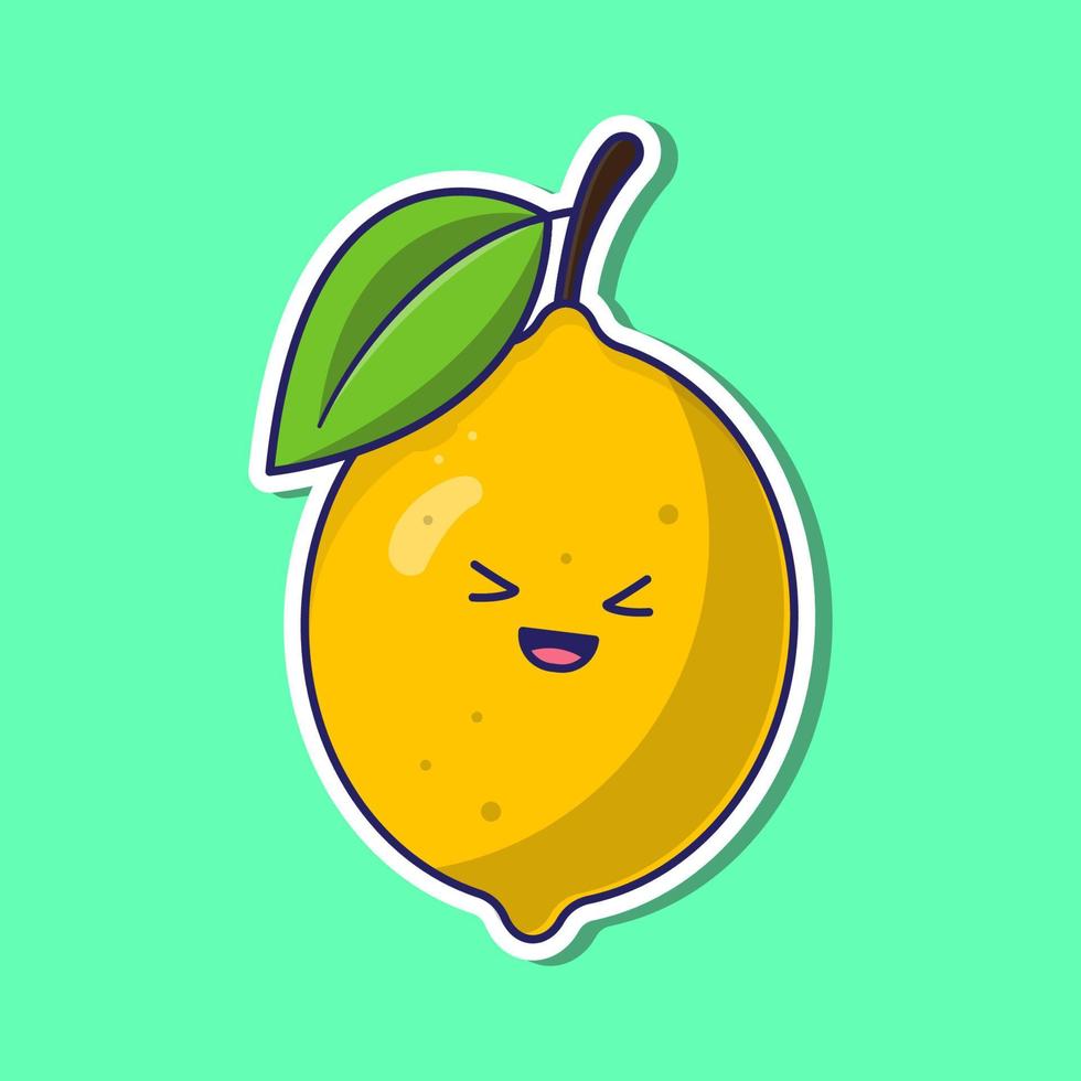 Cute Lemon Illustration vector